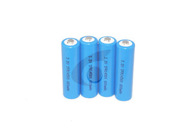 14505 / 14500 AA 3.2V LiFePO4 Battery 600mah For Solar Product