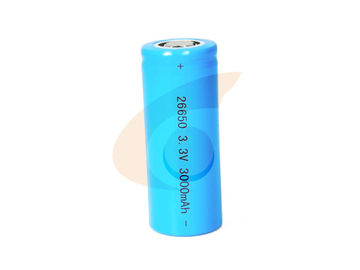 26650 Long Life Cycle 3.2v Lifepo4 Battery 3000mah For Led Light