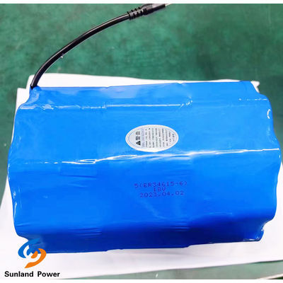LiSOCl2 Battery Primary Battery ER34615 5S6P 18V 95Ah With Ambient Temperature Range -55℃ To 85℃