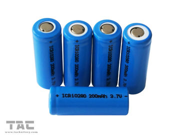 ICR10280 Lithium Ion Cylindrical Battery 3.7V  200mAh  Long Cycle Life