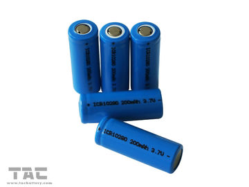 ICR10280 Lithium Ion Cylindrical Battery 3.7V  200mAh  Long Cycle Life