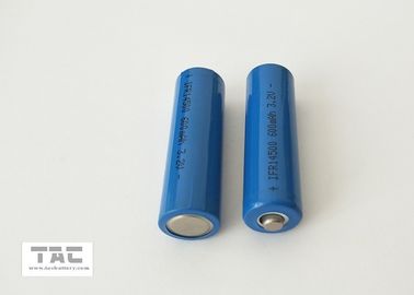 Blue PVC 3.2V LiFePO4 Battery AA 14500 600mah For Solar Lamp And LED
