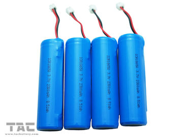 3.7v Lithium ion Cylindrical Batteries 18650 Batteries 2400mAh for Cellular Phones Camera