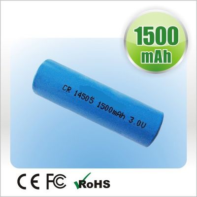 Primary Lithium Li-Mn Battery CR14505 CRAA 3.0V 1500mAh for Utility Meters, Door Lockers