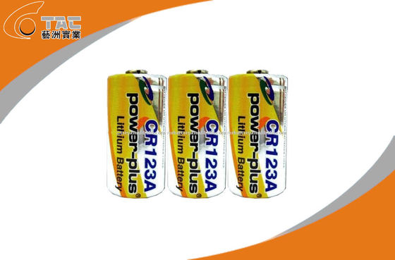 China 3.0V CR123A 1300mAh Li-MnO2 Primary Lithium Battery High Energy Density factory