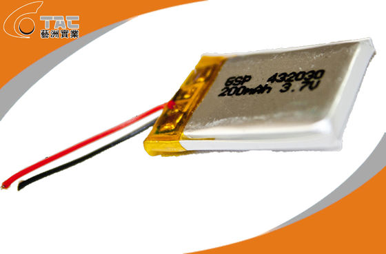 Cheap High Energy Density Rechargeable GSP052030 3.7V 200mAh Polymer Lithium Ion Battery  wholesale