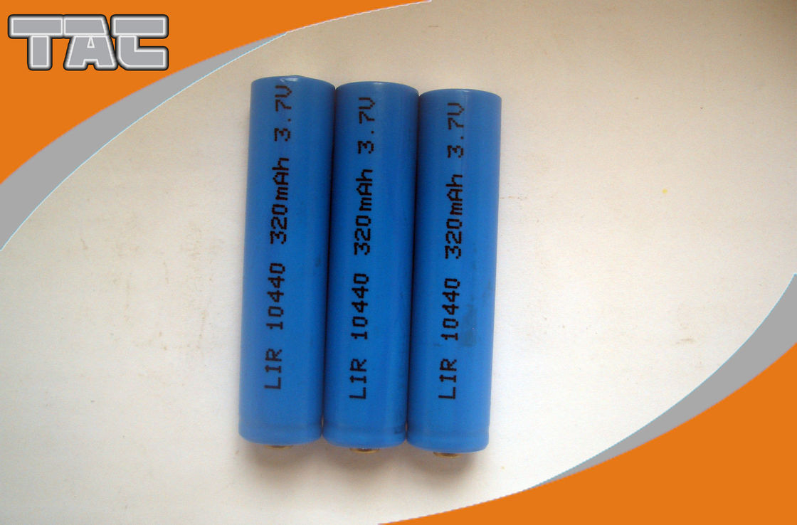 10440 Lithium Ion Cylindrical Batteries 3.7v 320mAh LiIon batteries