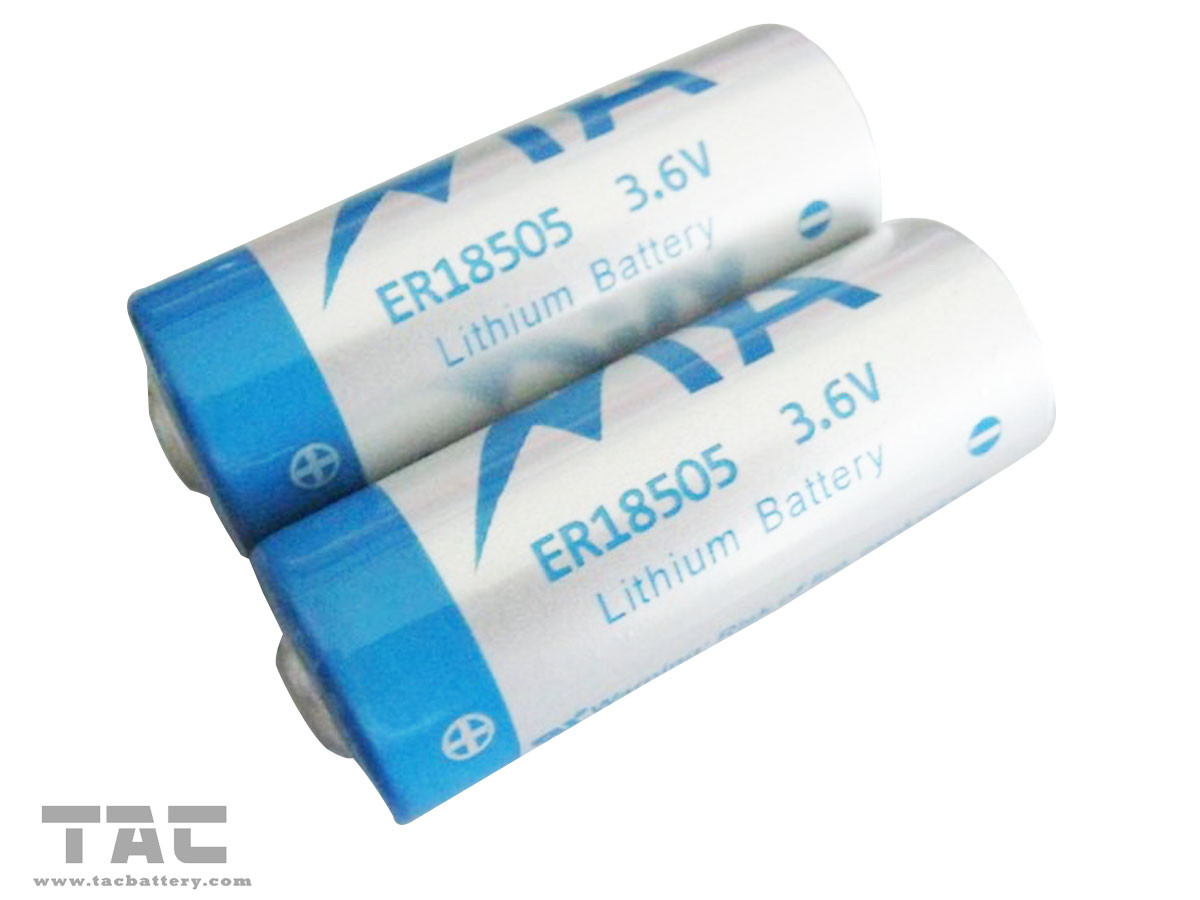 3.6V ER18505 3600mAh Primary lithium battery for Utility meter, GPS