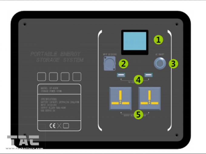 ESS475WH Portable Energy Storage System 3.2v Lifepo4 Battery For Office