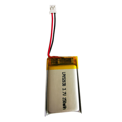 LP052030 3.7V 250mAh Polymer Lithium Lipo Battery Rechargeable For Bluetooth