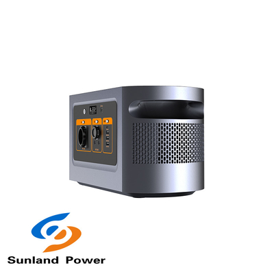 Dark Grey 1000W Portable Energy Storage System Power Station With AC Output