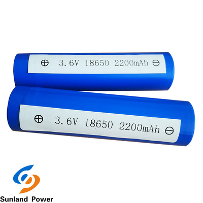 ICR18650 3.7V 2200mah Lithium Ion Cylindrical Battery For Home Appliances