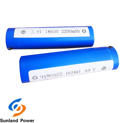 ICR18650 3.7V 2200mah Lithium Ion Cylindrical Battery For Home Appliances