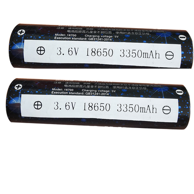 OEM Cylindrical Li Ion Battery ICR18650 3.6V 3350mah With USB Terminal