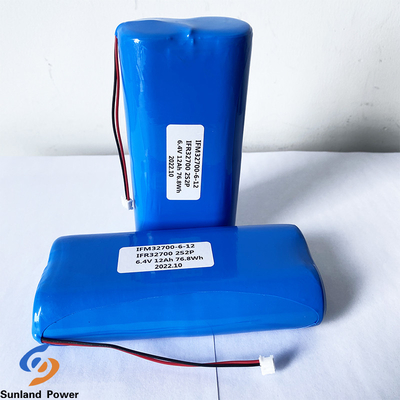 IFR32700 2S2P 6.4V 12AH 3.2V LiFePO4 Battery For Electric Fencing