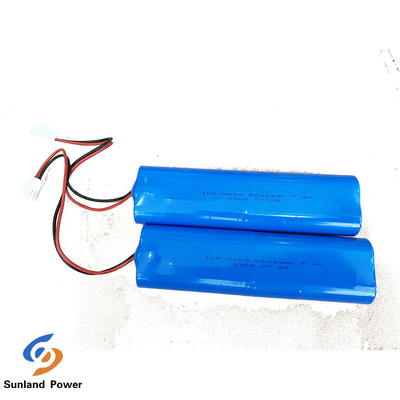 7.4V 5.2Ah Lithium Ion Cylindrical Battery Pack ICR18650 2S2P For Handheld Network Tester