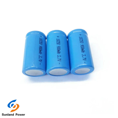 3.7V 18350 Lithium Ion Cylindrical Battery 900mAh 10C Cell For Wireless Tattoo Guns