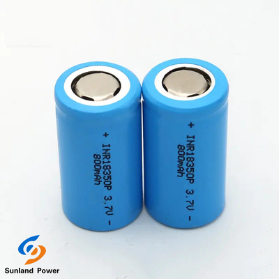 3.7V 18350 Lithium Ion Cylindrical Battery 900mAh 10C Cell For Wireless Tattoo Guns