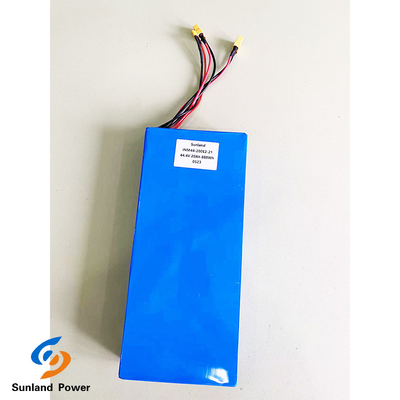 Flat INR21700 12S5P 44.4V 20Ah Lithium Ion Battery Pack For Electric Scooter