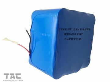 IFM12.8V 12Ah LiFePo4 Battery Pack 26650 4S4P For Solar Street Light