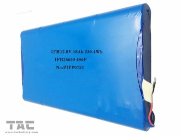 12 Volt Lithium Battery 12.8V 18Ah IFR26650 4S6P Battery Pack For Solar System
