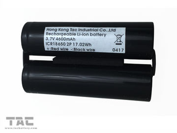 NCM 18650 Lithium Ion Battery 3.7V 4600mAh  Battery Pack for Head Light