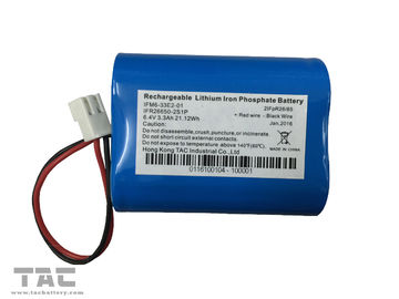 32650 3.2V LiFePO4 Battery Battery Pack  6.4V 5AH With BMS For Solar Power