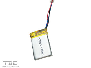 Light Weight LP452030 3.7V 200mAh Polymer Lithium Ion Batteries UN38.3  RoHs