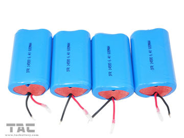 14505 aa 600mah 3.2V Lifepo4 Battery Pack With Pcb For Flash Light