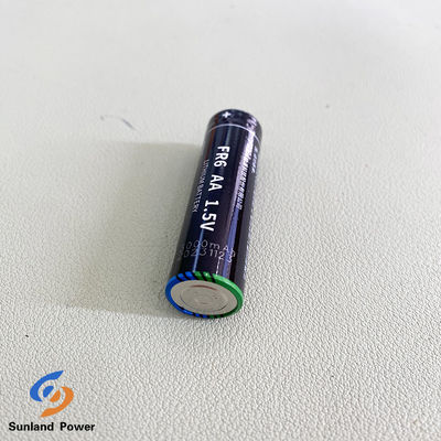 Non Rechargeable Lithium Iron Battery 1.5V 14500 / 14505  AA 3000mAh UL1642 For Keypad