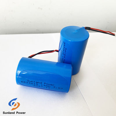 Non Rechargeable Wide Temperature 3.6V ER34615 19000mAh LiSOCl2 Battery For City Bike Smart Lock