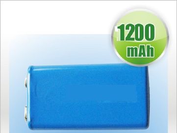 Light weight Blue CR9V Lithium Battery 1200mAh For Smoke Alarm System