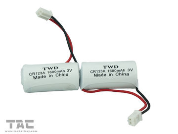 Non-rechargeable 3.0V CR123A 1300mAh Li-Mn Battery for digital control machine