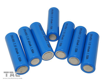 Portable 3.2V LiFePO4 Battery 14500 500mAh Power Type For Grid Stabilization