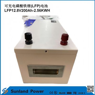 12V 200AH LiFePO4 Battery With UN38.3 MSDS UL1642 Certificate Continuous Load 100A LCD Dispaly