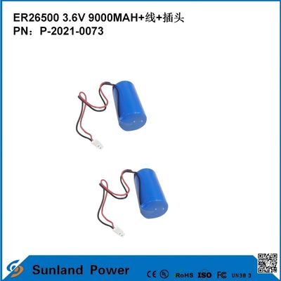 3.6V 9AH ER26500 Primary Battery High And Stableoperating Voltage Long Strong Life