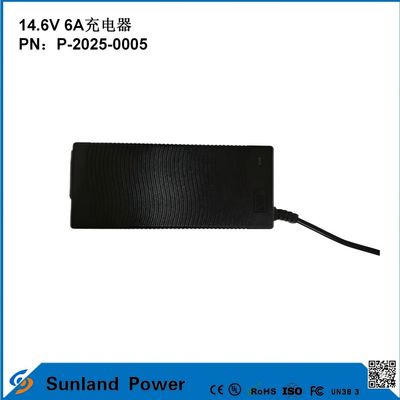 14.6V 6A Charger, Compatible with 12.8V/14.4V Lithium Iron Phosphate (LiFePO₄) Batterie Charger, designed specifically for electric tools/electric  Efficient charger, compatible with multiple devices