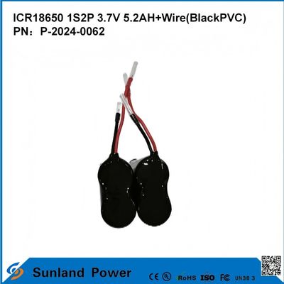 ICR18650-1S2P Battery For High Energy Density Safety In Various Fields Power Tools Consumer Electronics Electric Vehicles