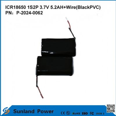 ICR18650-1S2P Battery For High Energy Density Safety In Various Fields Power Tools Consumer Electronics Electric Vehicles