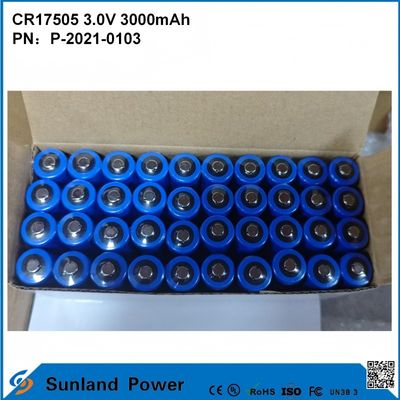 CR17505 3.0V 3000mAh For Smart Instruments Medical Equipment Transportation And Logistics Smart Furniture High-capacity Stable Discharge Performance Voltage Output Long Service Life