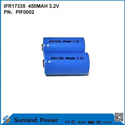 IFR17335 battery 3.2V 450mah  suitable for a variety of devices and scenarios, including: Digital products  Illumination equipment  Electric tools  Small appliances  Energy storage systems