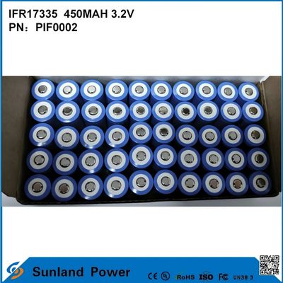 IFR17335 battery 3.2V 450mah  suitable for a variety of devices and scenarios, including: Digital products  Illumination equipment  Electric tools  Small appliances  Energy storage systems