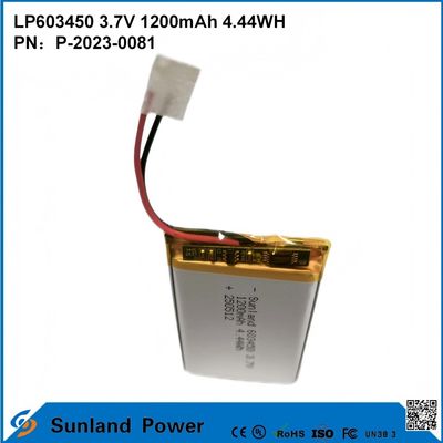 GP603450 Cell for Consumer Electronics and Medical Applications 1200mAh 3.7V  UL & UN38.3 Certified In Stock and Customizable