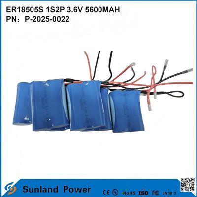 ER18505S 1S2P 3.6V 5600MAH High-Temperature Resistant High-Capacity Battery