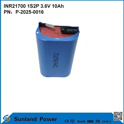 INR21700 1S2P  3.6V 10Ah High-Rate Discharge, Suitable for High-Power Demand Devices!
