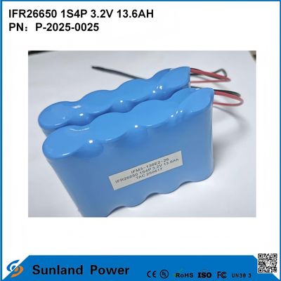 Factory Produces IFR26650 1S4P 3.2V 13.6Ah Batteries Suitable For Home And Commercial Mobile Energy Storage, High-Power Power Tools Drills Saws And Angle Grinders Portable Medical