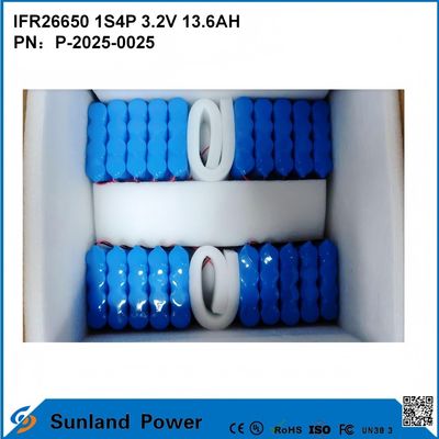 Factory Produces IFR26650 1S4P 3.2V 13.6Ah Batteries Suitable For Home And Commercial Mobile Energy Storage, High-Power Power Tools Drills Saws And Angle Grinders Portable Medical