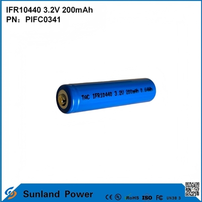 IFR10440 3.2V 200mah Used For Gps Road Studs Toys Mining Lamps Solar Streetlights Wireless Communication Devices Power Tools  Audiovisual Equipment Smart Meters Security Systems Emergency Lighting