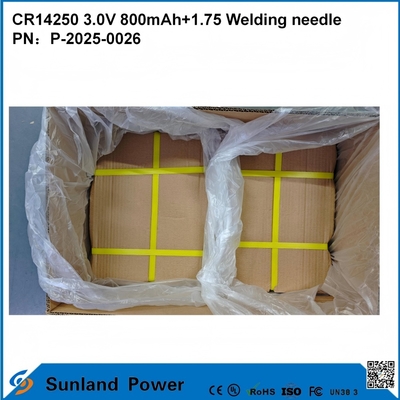 CR14250 3.0V 800MAH+1.75 WELDING NEEDLE BATTERY
