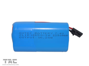 18650 Lithium Battery  For Cellular Phones INM 7.4V Lithium Ion 2200mAh Pack